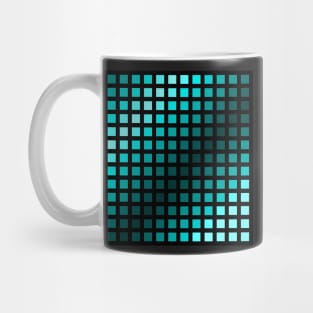 Mint Gradient Geometric Pattern Mug